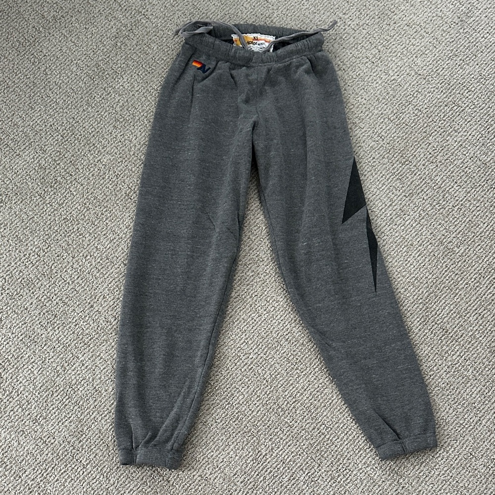 Gray Aviator Nation Sweatpants